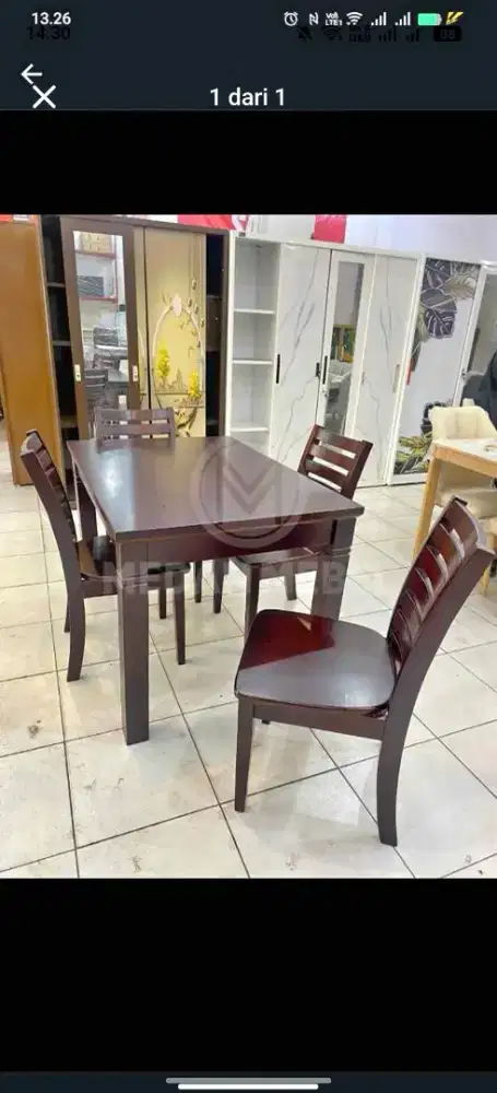 SET MEJA MAKAN BISA CICILAN SYARAT KTP