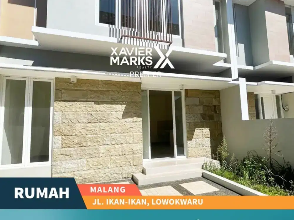 Dijual Rumah Modern Baru di Lowokwaru Malang SHM Hadap Timur