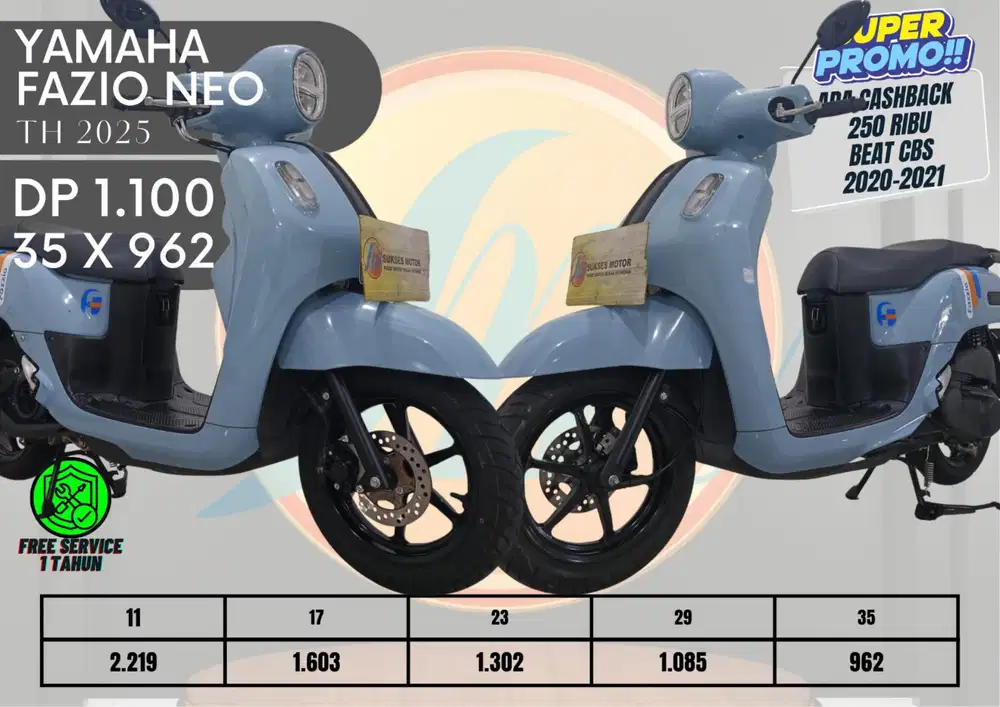 FAZIO 125 NEO TH 2025