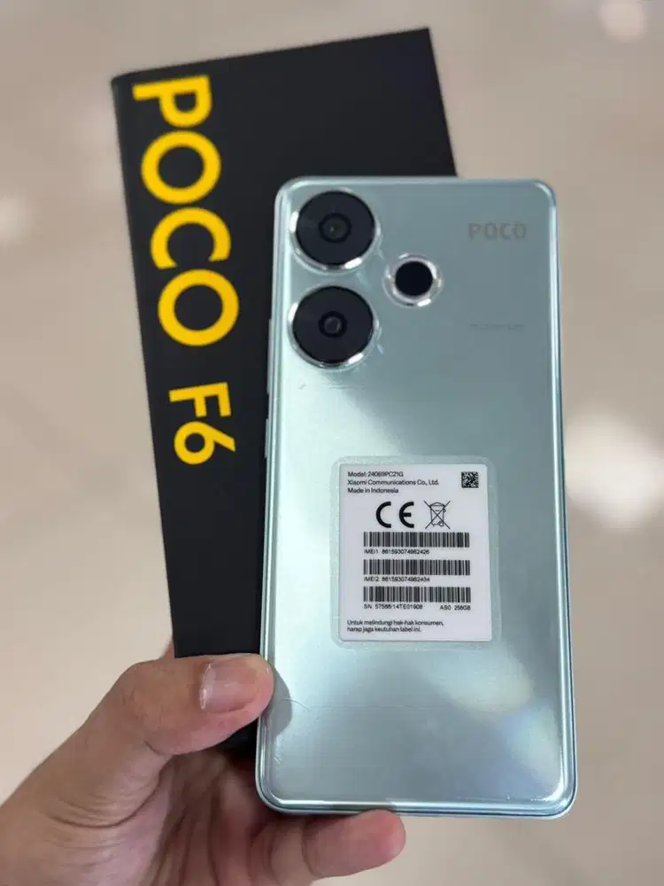 poco F6 8/256gb fullset mulus