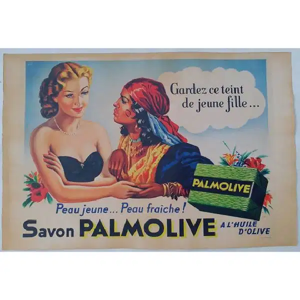 iklan kertas sabun mandi anak balita PALMOLIVE SOAP  Zaman Belanda