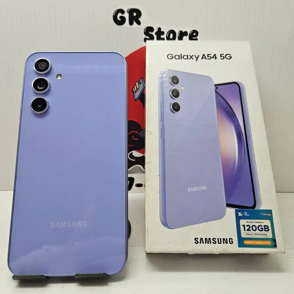 Samsung Galaxy A54 Purple 8/256 Fullset Mo Minus