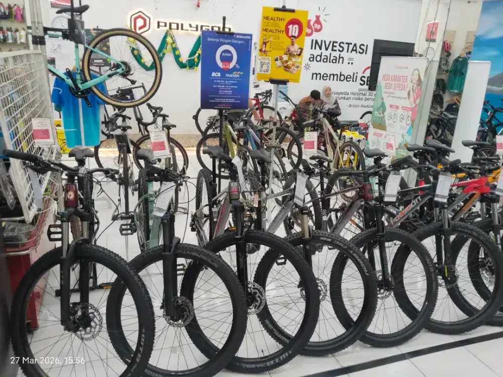 Sepeda Polygron resmi. Cicilan tanpa DP, Cukup KTP saja.
