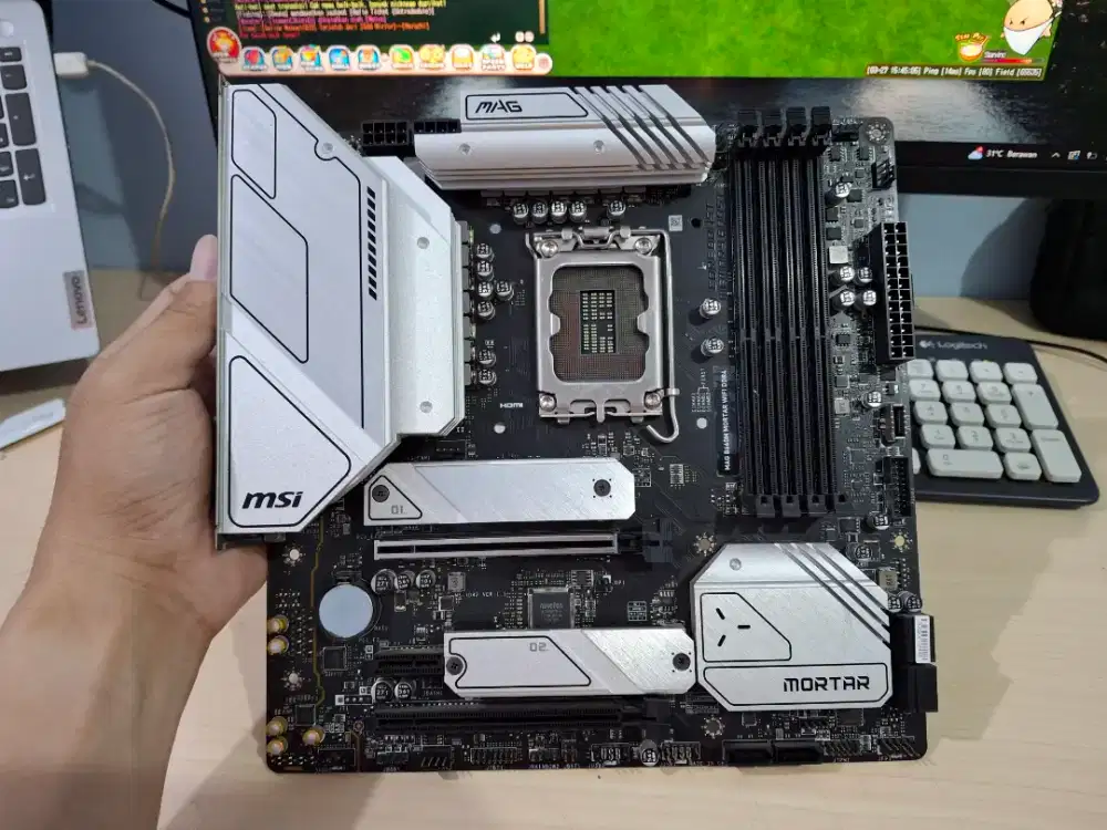 Mainboard PC MSI MAG B660M Mortal Wifi DDR4 LGA 1700 Normal Murah