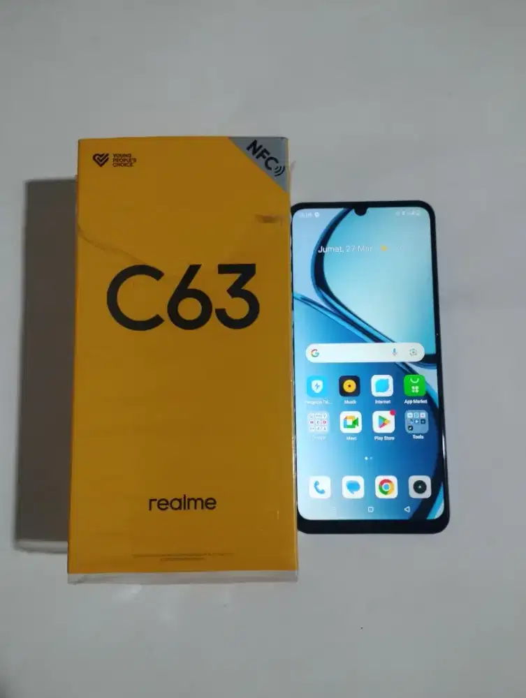 realme C65 NFC ram 8/128gb lengkap mulus