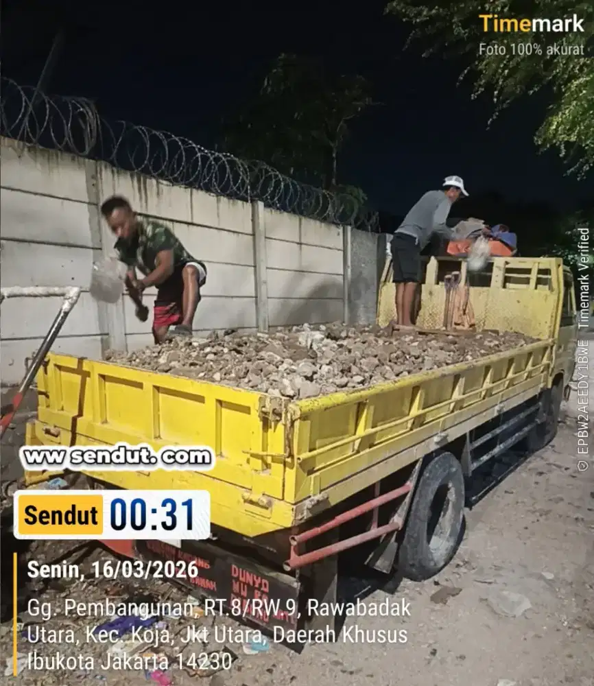 Urugan puing dan buang sampah