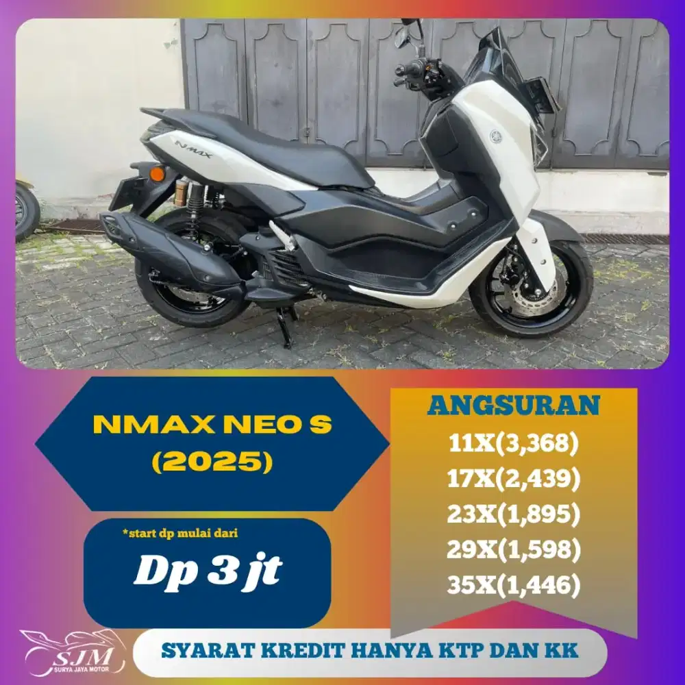 YAMAHA NMAX NEO S 2025 SIAP PAKAI