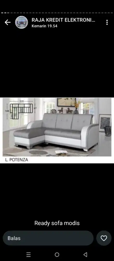 Sofa modis L potenza