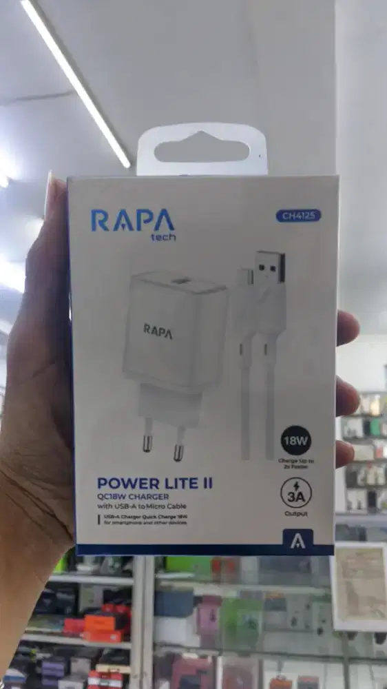 TRAVEL CHARGER TYPE-C MICRO RAPA TECH CH4125