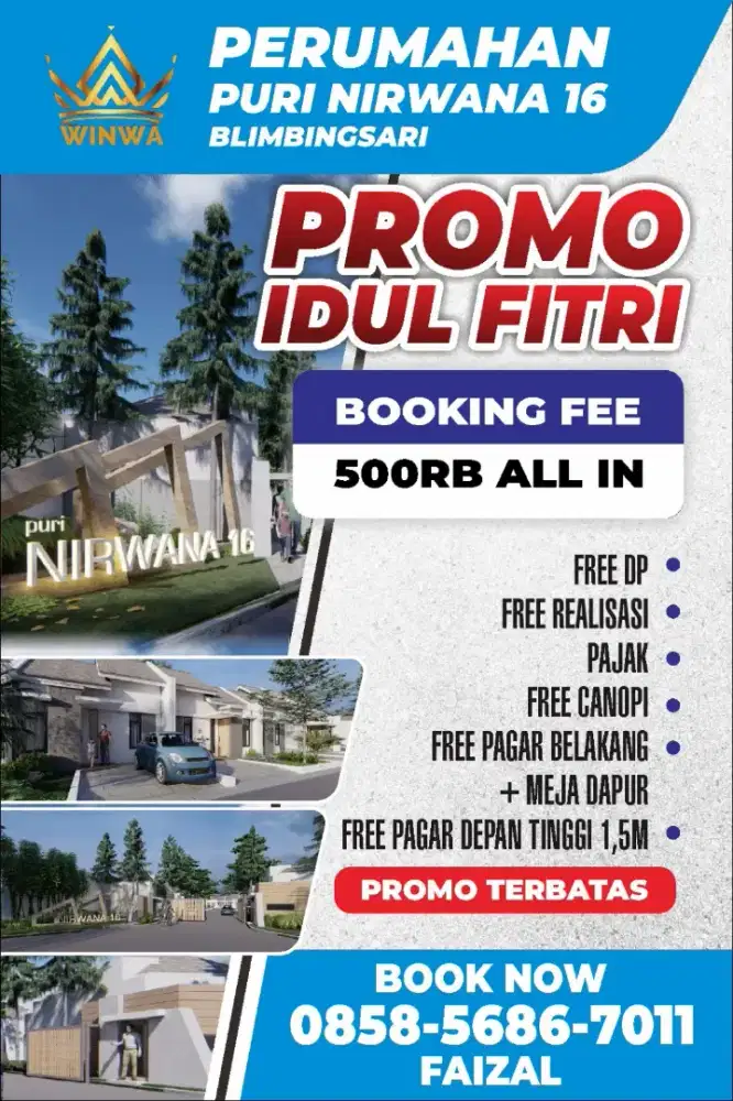 RUMAH SUBSIDI Rp. 500.000,- All In