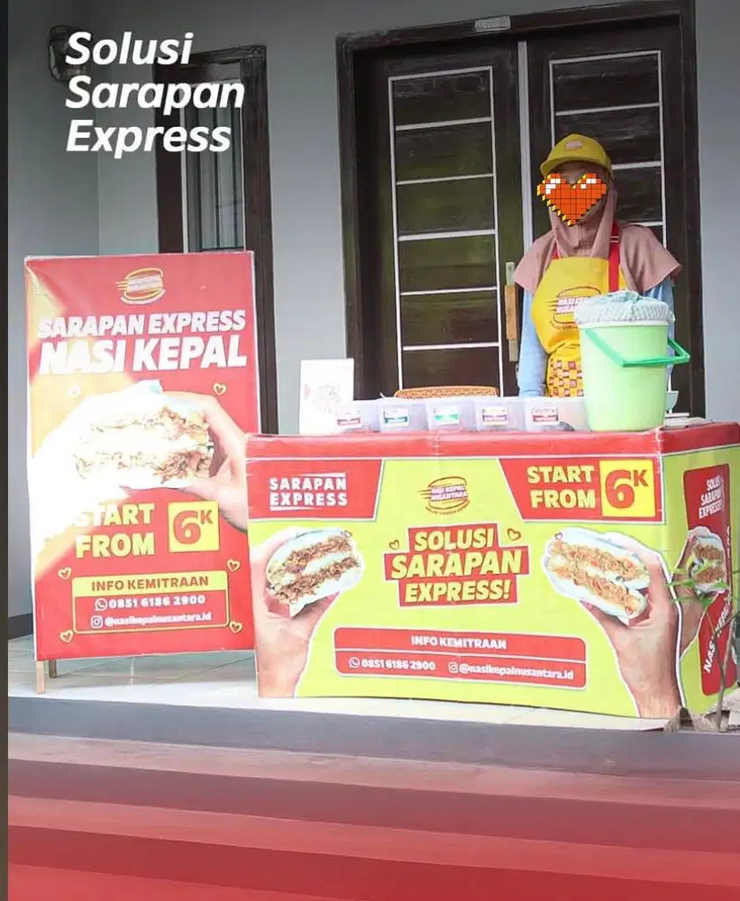 DI JUAL PAKET USAHA NASI KEPAL