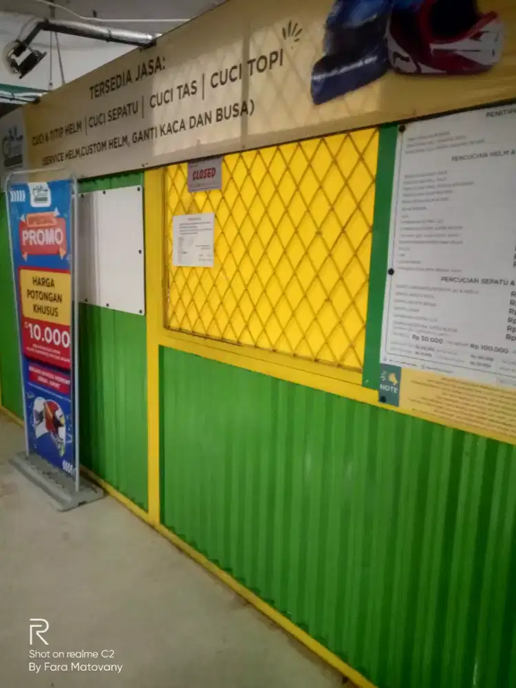 LOWONGAN KERJA Laundry helm dan sepatu