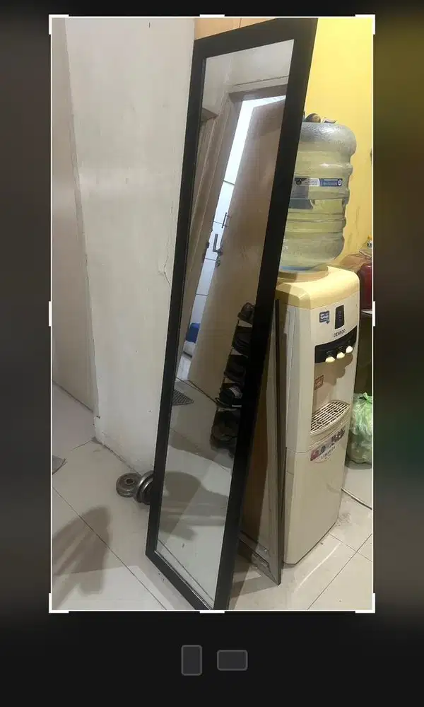 Cermin berdiri standing mirror full body