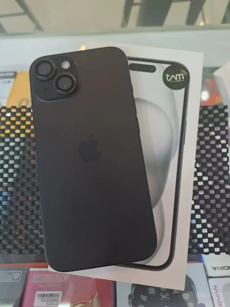 SECOND IPHONE 15 BLACK 128GB EX IBOX
