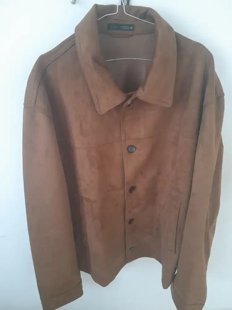 Jaket Denim Swead  ZARA Man Size XL 44 Eur Brown Original 100%