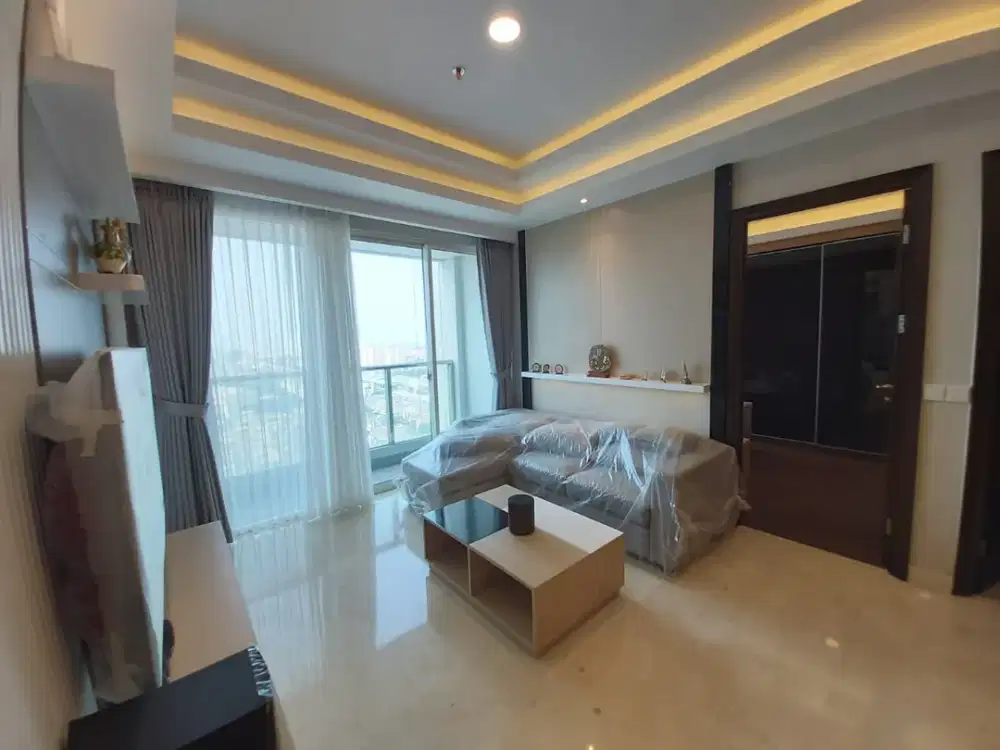 DISEWA APARTEMEN 1BR LOKASI KENSINGTON KELAPA GADING TOWER ADDINGTON LANTAI 18 FURNISH