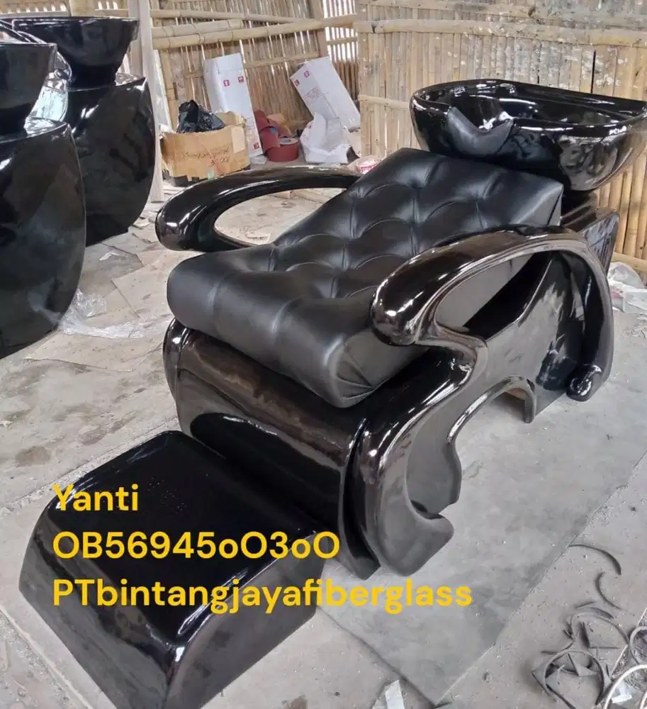 kursi keramas tiduran fiber,bak keramas,bangku keramas