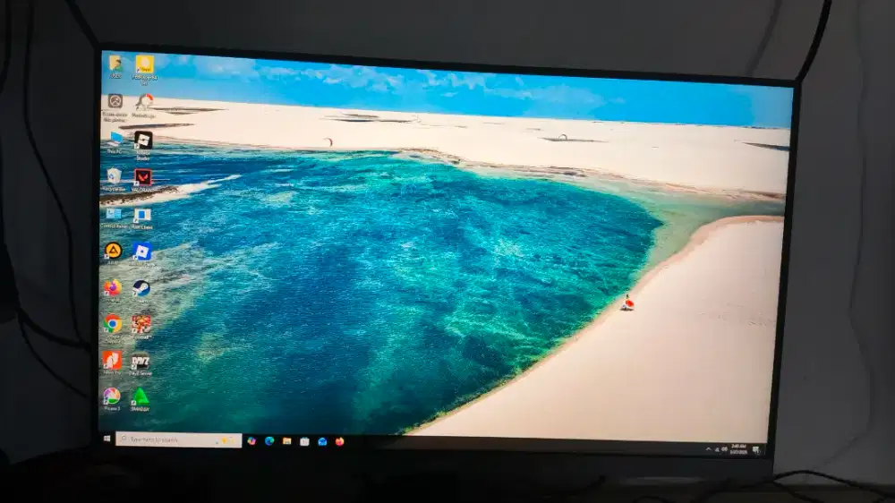 jual pc dan monitor like new pemakaian 3 bulan