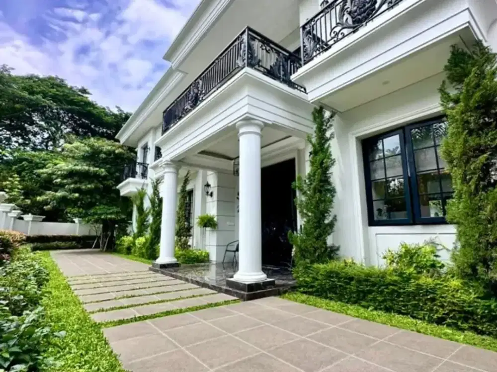 UPDATE LUXURIOUS MODERN CLASSIC HOUSE FULLY FURNISHED BY LIFETIME DESIGNPRIVATE POOL POSISI HOOK DEPAN TAMAN BUKIT HIJAU PONDOK INDAH JAKARTA SELATAN
