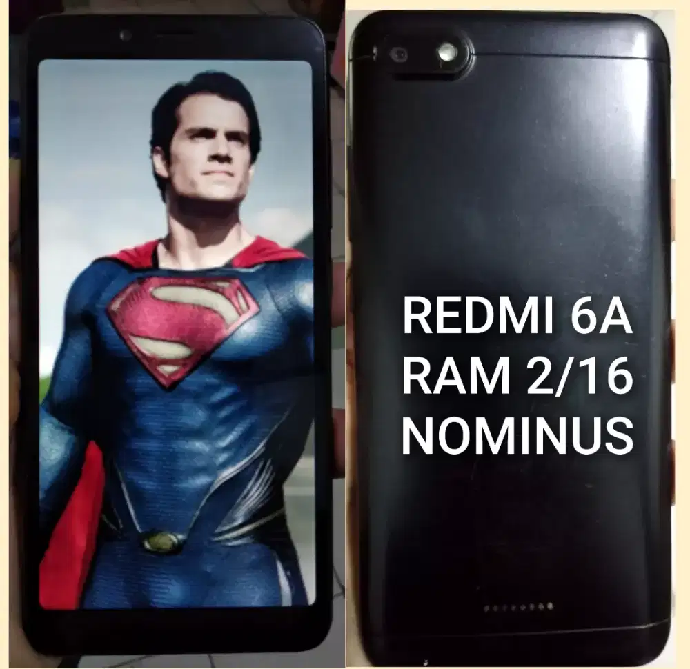 Redmi 6A Ram 2/16 mulus nominus batre awet lcd ori cod kranji