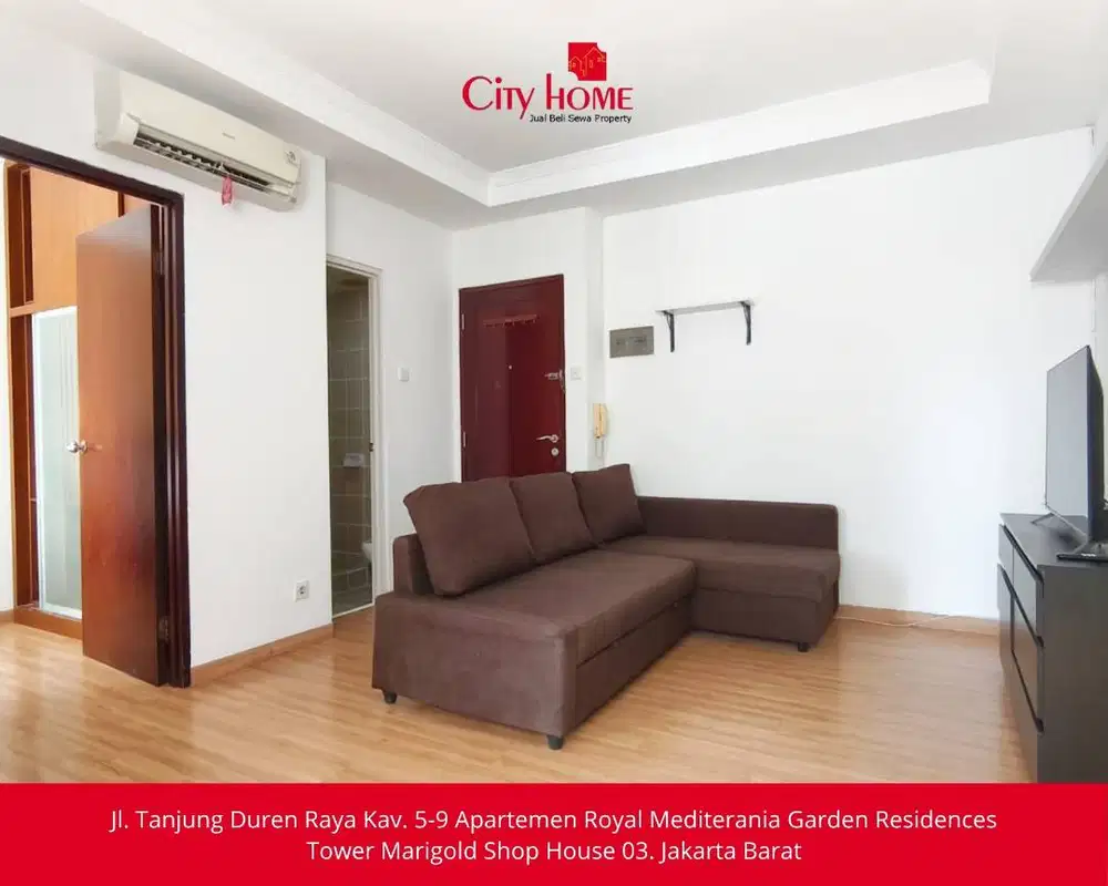 Dijual Apartemen 2BR + Extra Room Medit 2 Tj Duren 53m² SHM Harga Nego