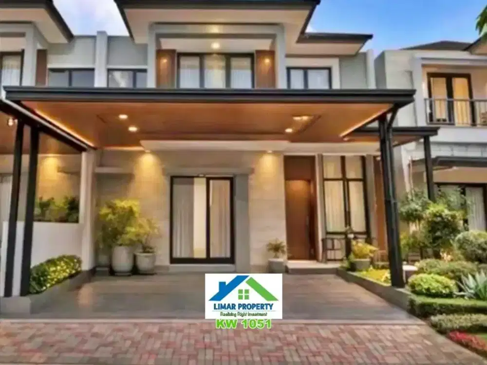 Rumah Semi Furnish Mewah Elegant Lokasi Cozy Kota Wisata Cibubur