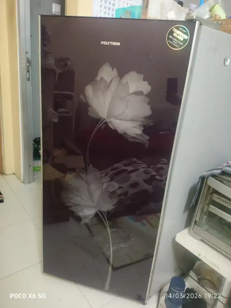 kulkas bekas siap pakai dingin normal