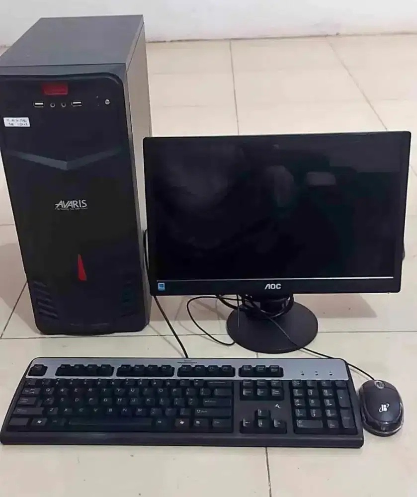 Komputer set lengkap murah ram 10gb