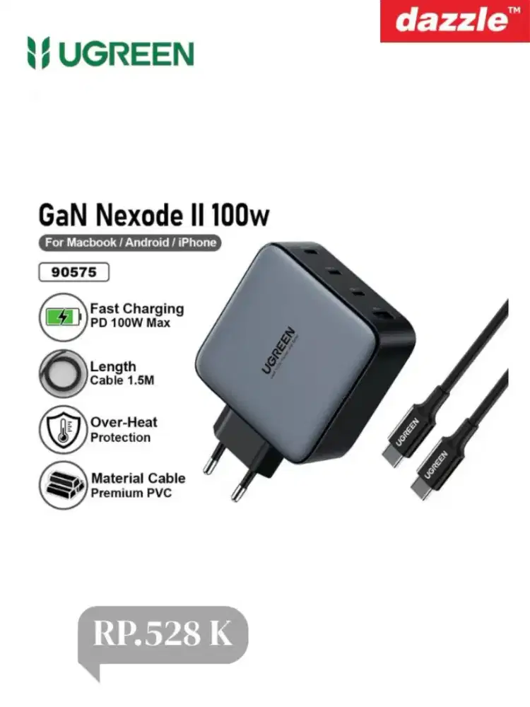 Ugreen charger GaN Nexode ll 100W