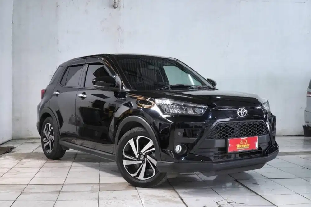 Toyota Raize 1.0 G Turbo CVT Matic tahun 2023 hitam Low KM AT DP minim