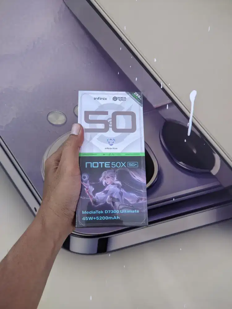 Infinix Note 50x 5G 8+8/256 Garansi resmi 1thn