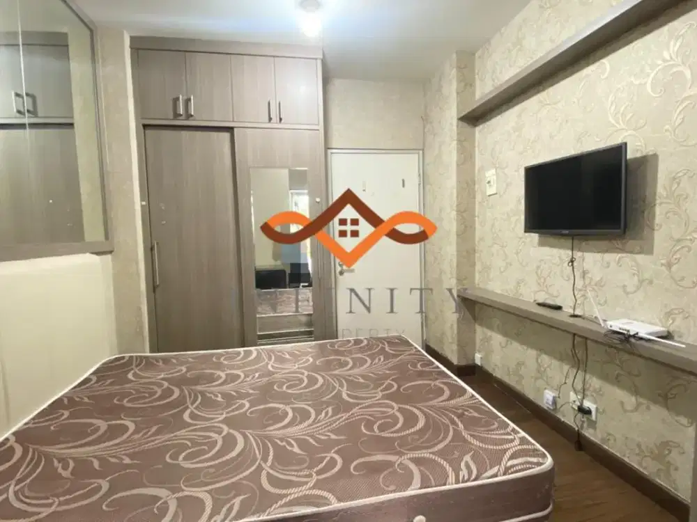 Rent Apartemen Greenbay Pluit Tipe Studio Full Furnished View ke Kolam Uk. 21 M2