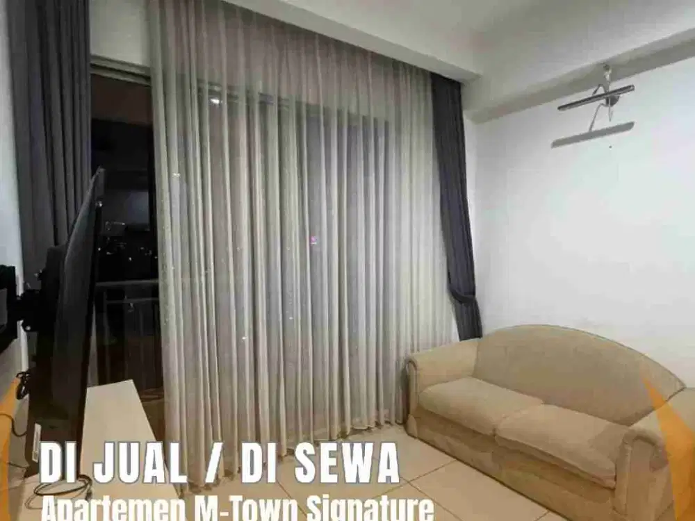 DIJUAL / DISEWA Apartemen M-Town Signature Tower Herald Typr 1 BR Lt 6