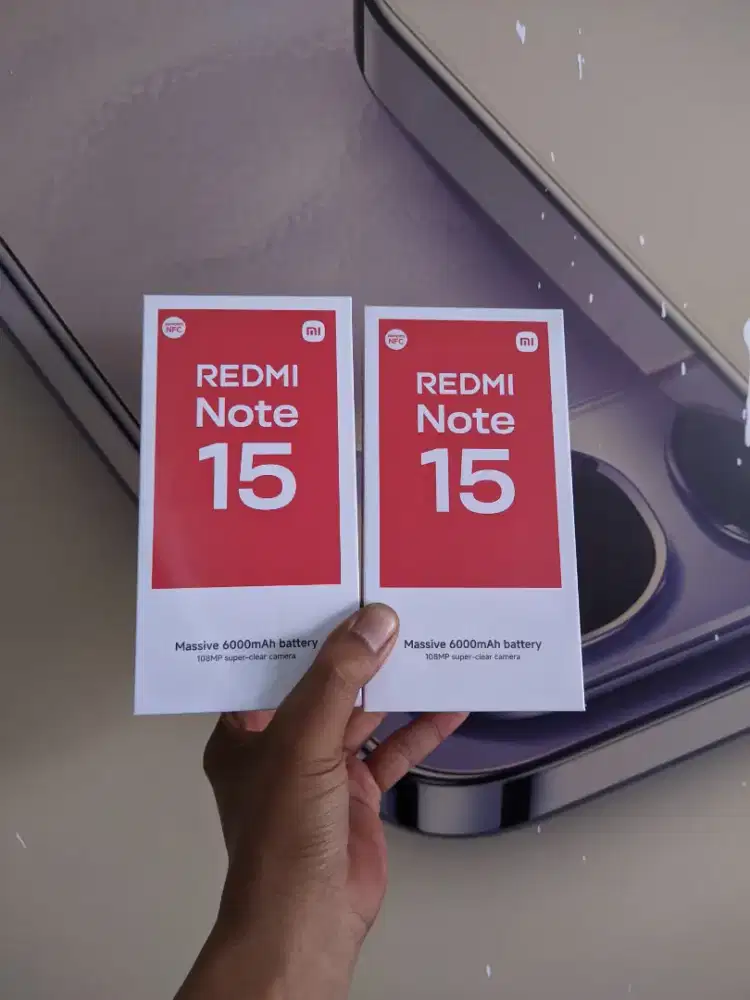 Xiaomi Redmi Note 15 8/128 Garansi resmi 15bln