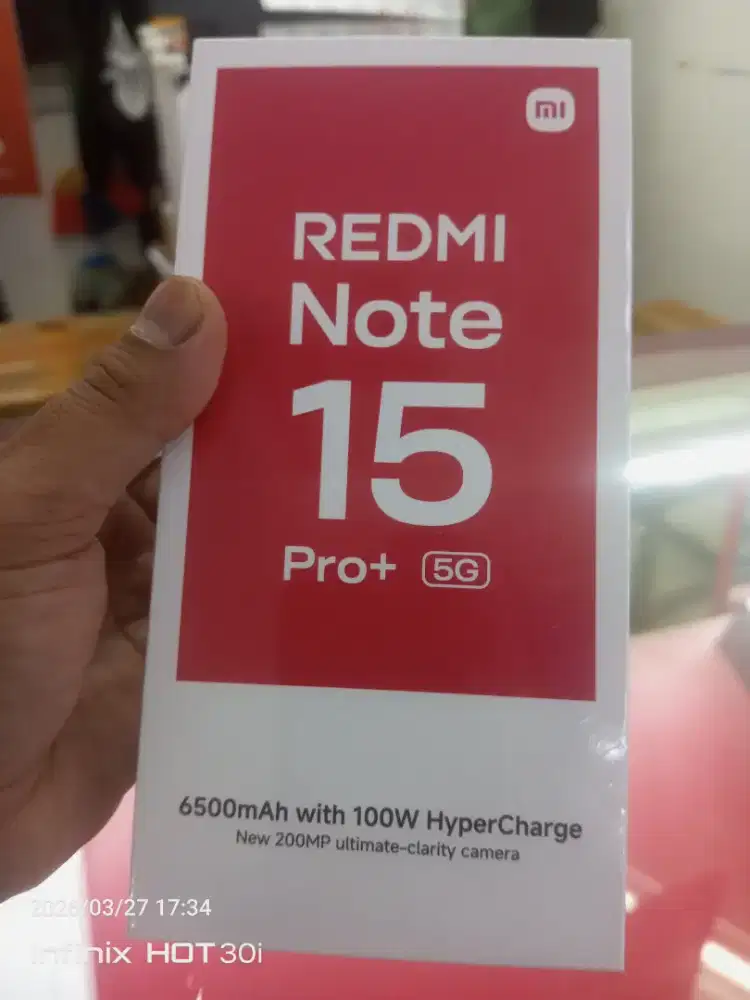 Hp xiomi note 15 pro plus 12/512 new