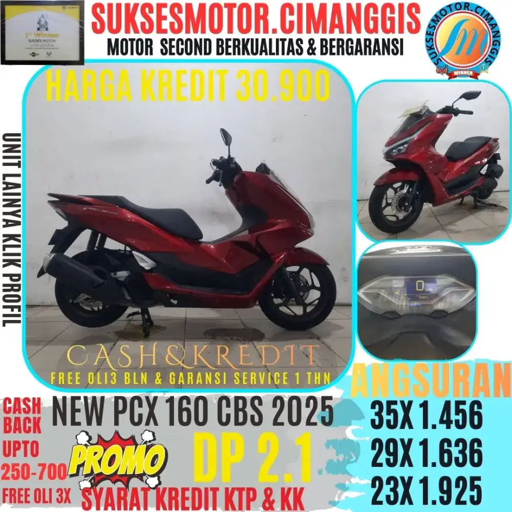 NEW PCX 160 CBS TERMURAH CASHBACK UPTO700RBU FREEOLI3X