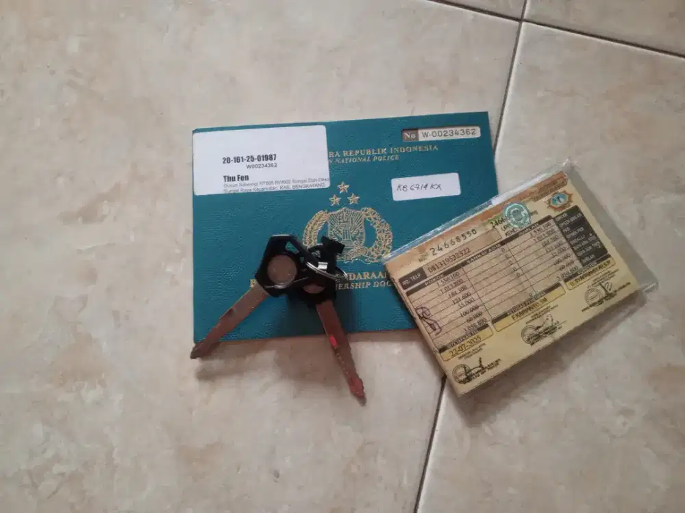 Bekas serasa pakai motor baru