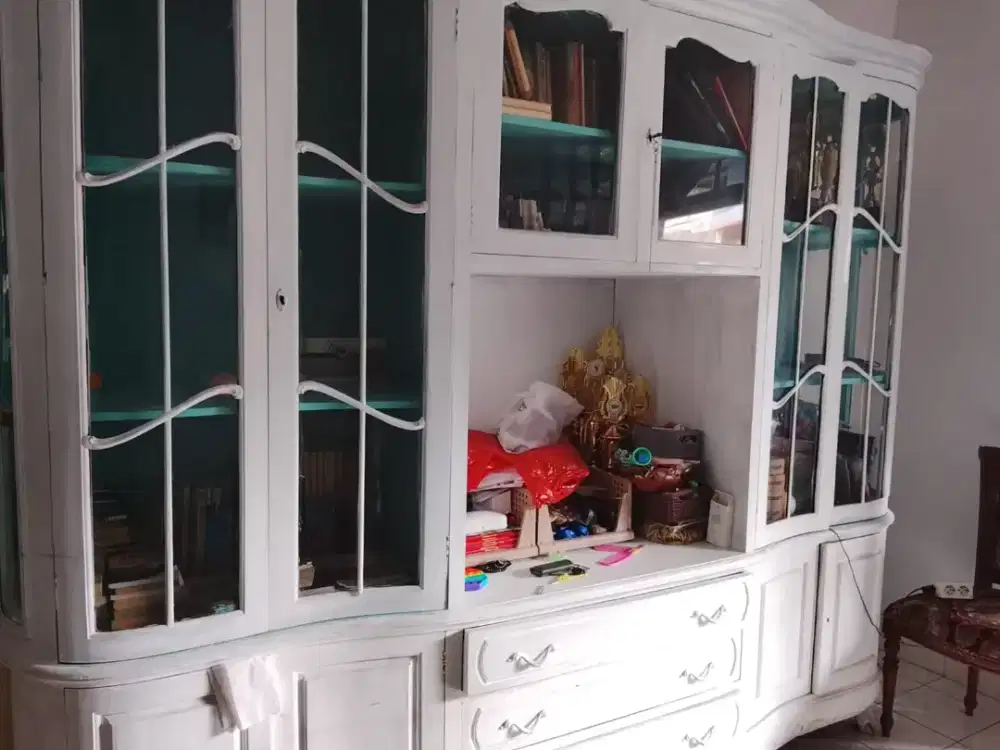 Buffet Lemari Jati Asli