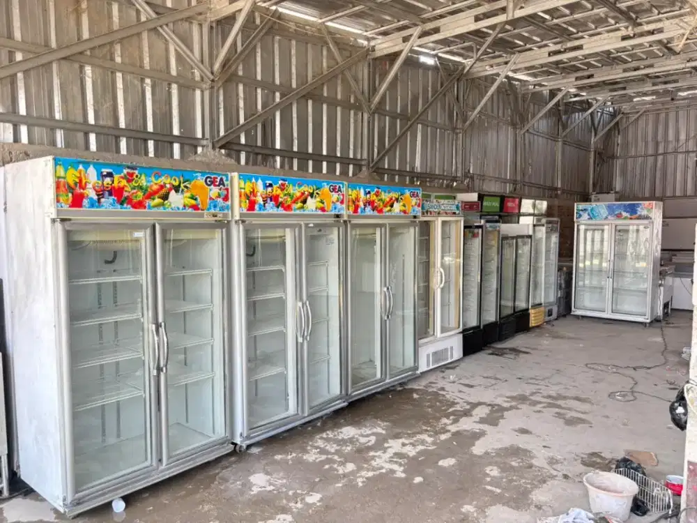 Chiller 2 pintu second berkualitas