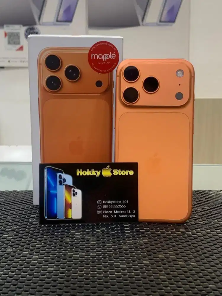 Iphone 17pro/256gb Cosmic orange garansi resmi november 2026 bh 98%