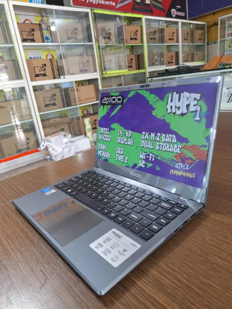 PROMO LAPTOP NEW || AXIOO HYPE 1 || DANA PELAJAR || BISA KREDIT