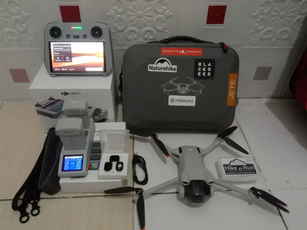 Drone DJI Mini 3 RC 2 baterai CC Rendah
