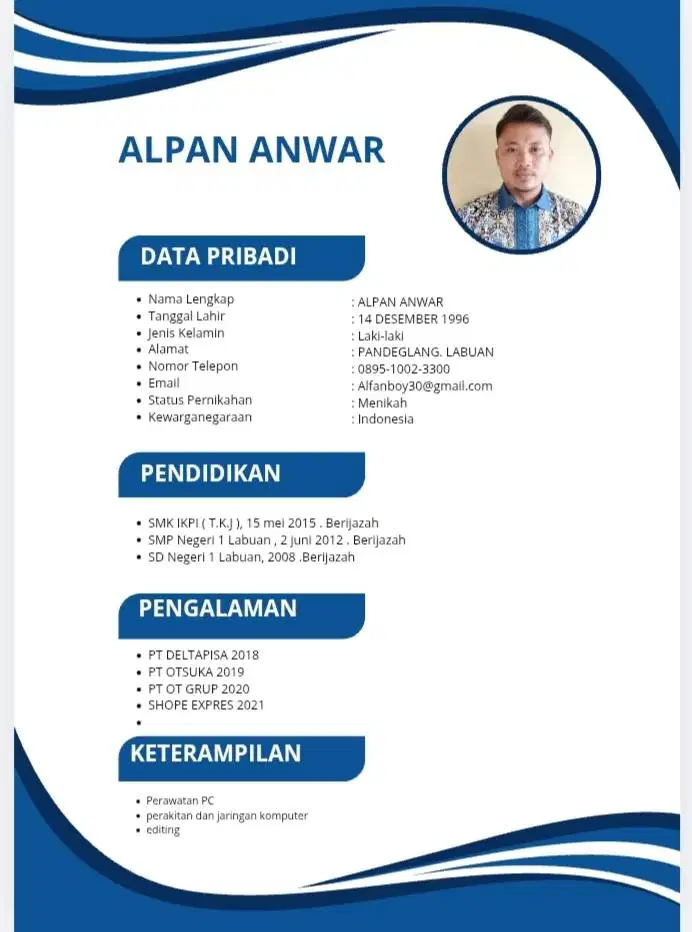 Mencari kerjaan wilayah tangerang