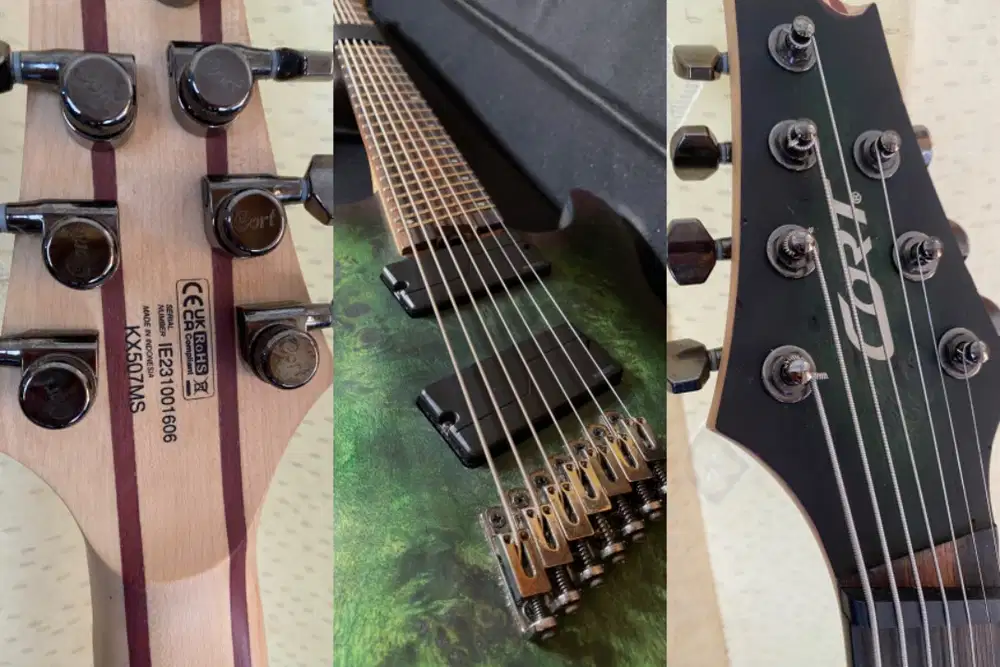 Cort KX507ms / 7 strings / Fishman Fluence modern / Stardust green