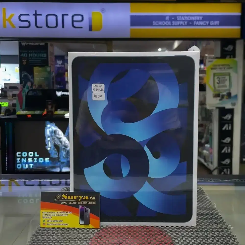IPad Air 5 M1 64 gb resmi iBox NEW Gress Garansi Belum aktif