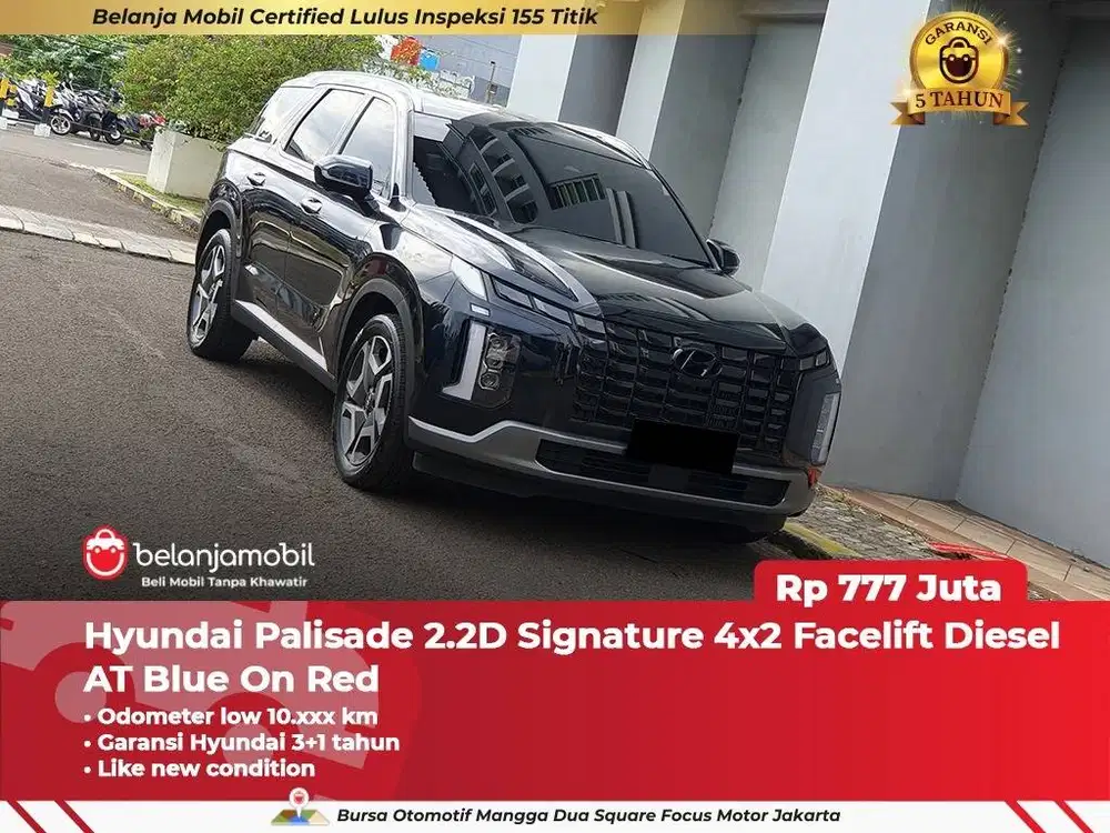 [ LOW KM 10RB ] Hyundai Palisade 2.2D Signature 4x2 Facelift 2024/2025
