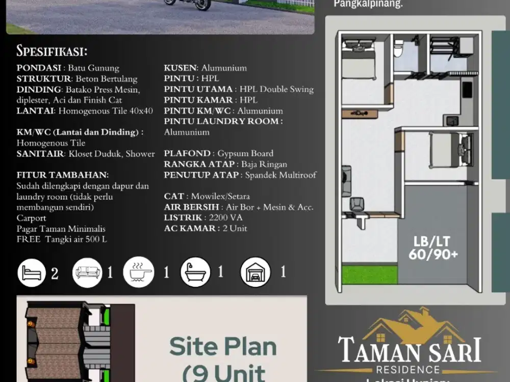 TOWNHOUSE MEWAH DITENGAH KOTA MURAH
