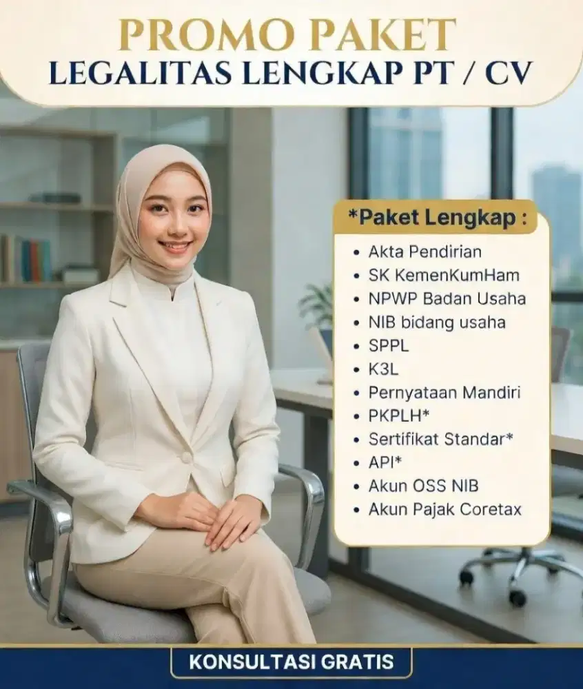 Perlengkapan Usaha Kantor PT