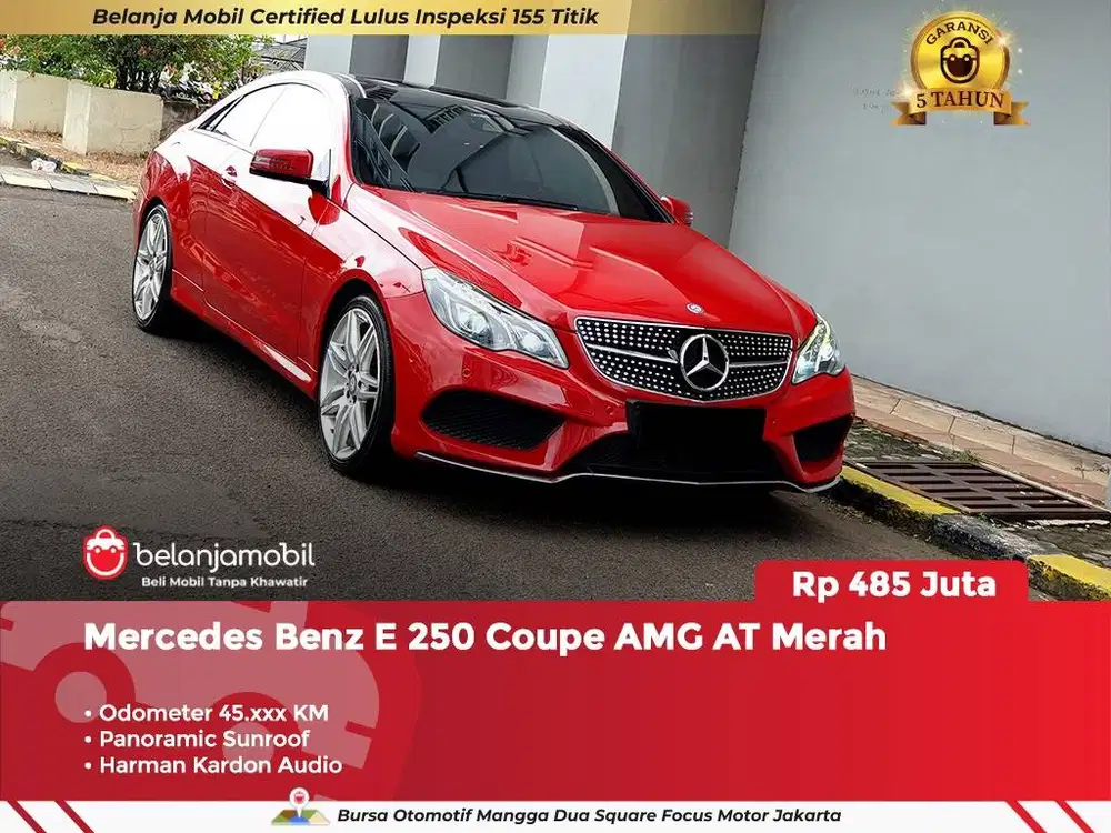 [ KM LOW ] Mercedes Benz Mercy E250 E 250 Coupe AMG AT 2013/2014