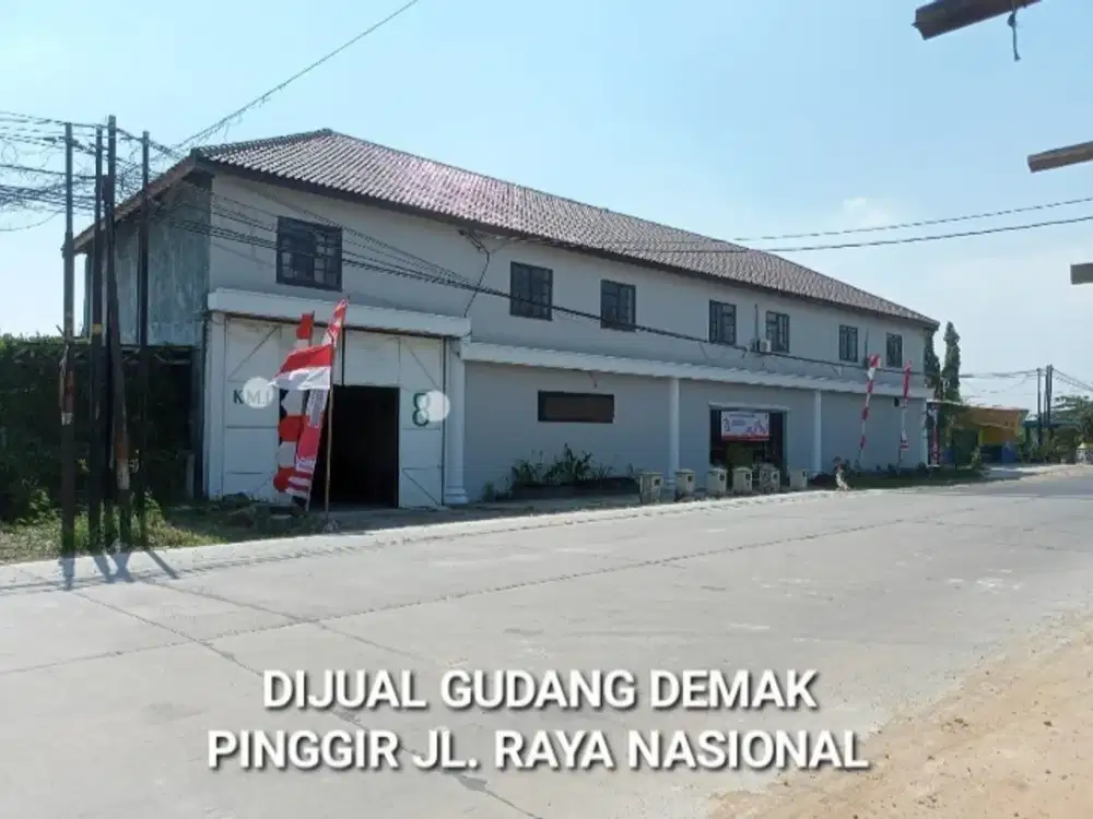DIJUAL/ DISEWAKAN PABRIK FURNITURE AKTIF, DEMAK, JATENG